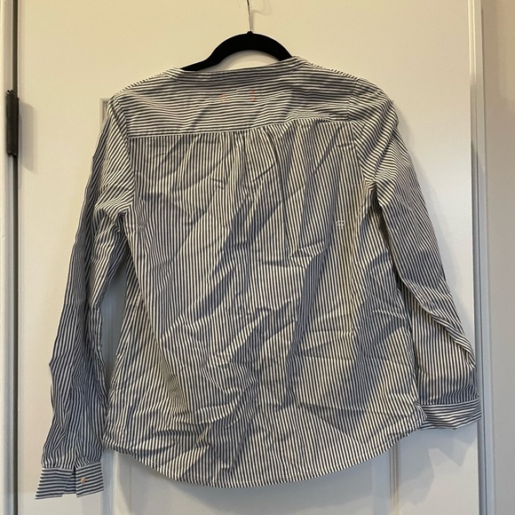 Striped Button-Up Blouse - Picture 2 of 3